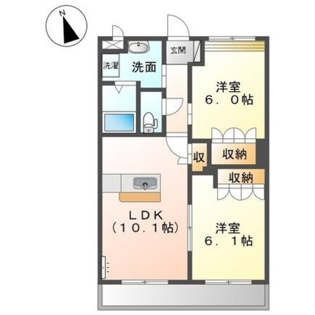 ランドマーク曙（Ｔ）の物件間取画像